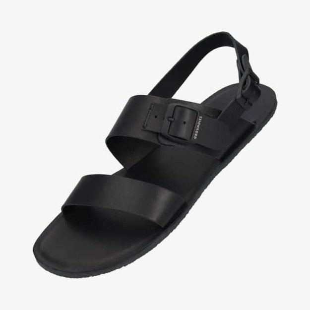 GROUNDIES® barefoot sandalai  Kos juoda