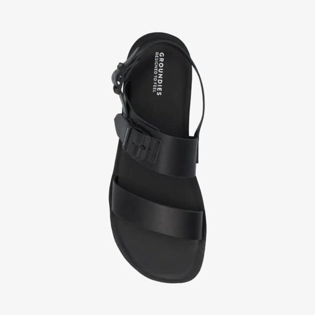 GROUNDIES® barefoot sandalai  Kos juoda
