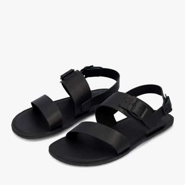 GROUNDIES® barefoot sandalai  Kos juoda