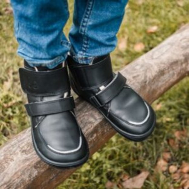 Be Lenka Kids Winter barefoot Be Lenka Panda 2.0 - black