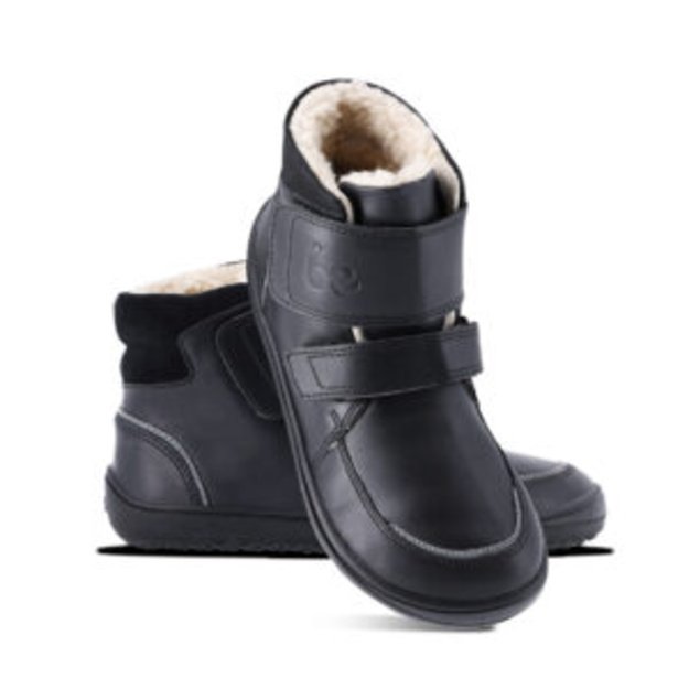 Be Lenka Kids Winter barefoot Be Lenka Panda 2.0 - black