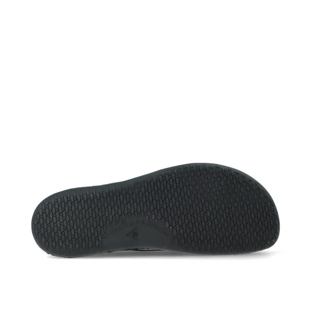 ANGLES Chronos 2.0 juoda – klasikiniai odiniai barefoot batai