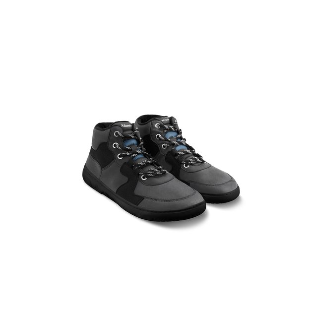 Barefoot Sneakers Barebarics Lynx - Dark Grey & Black