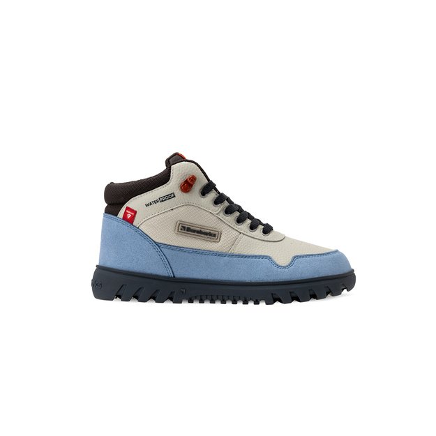 Winter Barefoot Boots Barebarics UrbanEdge - Light Blue & Sand