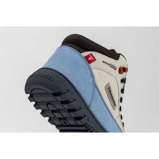Winter Barefoot Boots Barebarics UrbanEdge - Light Blue & Sand
