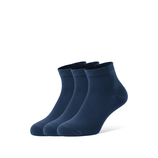 Barefoot Socks - Low-cut - Essentials - Blue - 3 pack
