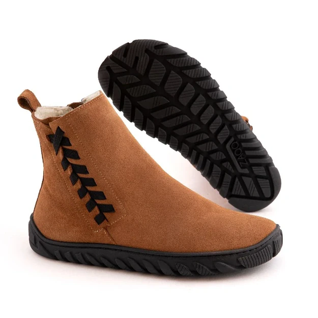 ZAQQ barefoot batai QINA Winter Brown