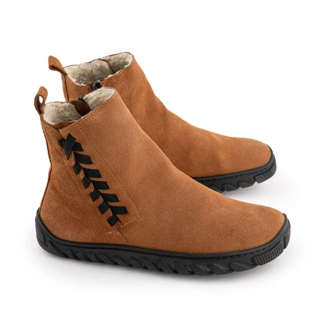 ZAQQ barefoot batai QINA Winter Brown
