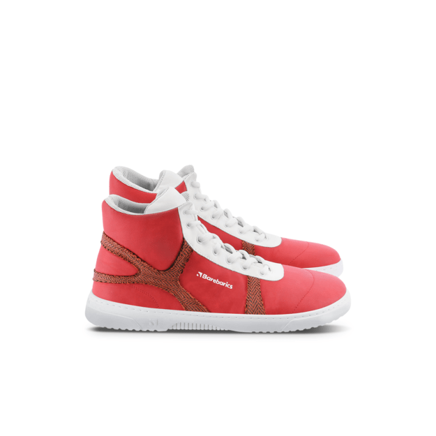 Barefoot Sneakers Barebarics - Hifly - Red & White