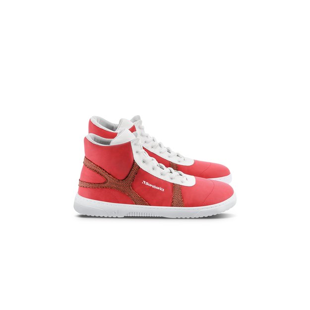 Barefoot Sneakers Barebarics - Hifly - Red & White