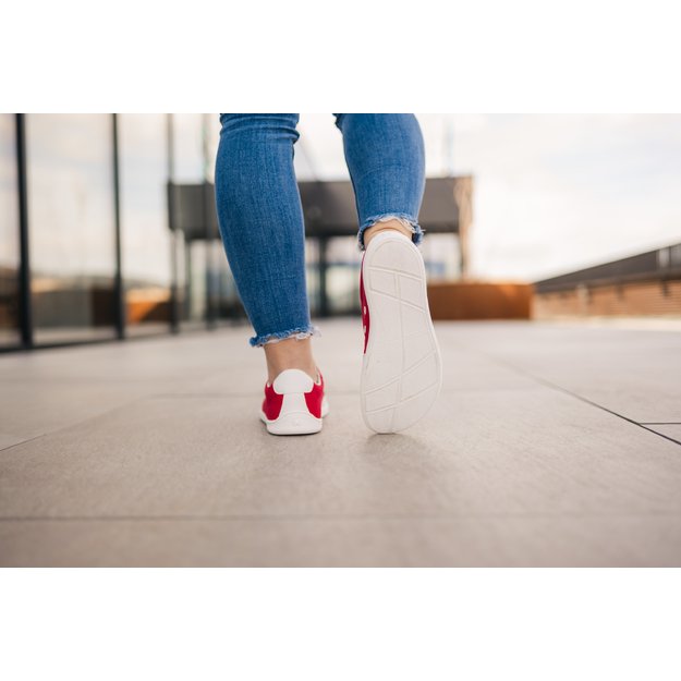 Barefoot Sneakers Be Lenka Rebound - Red & White