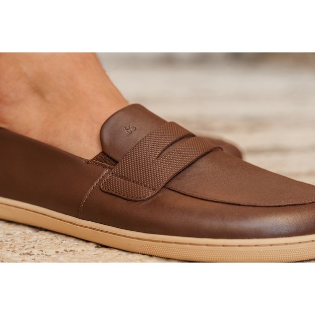 Barefoot Moccasins Be Lenka Buena - Dark Brown & Beige (Sandėlio prekė)