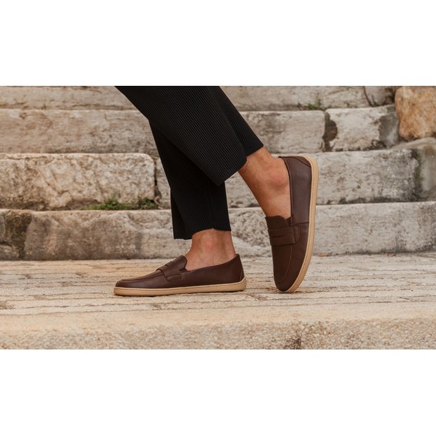 Barefoot Moccasins Be Lenka Buena - Dark Brown & Beige (Sandėlio prekė)