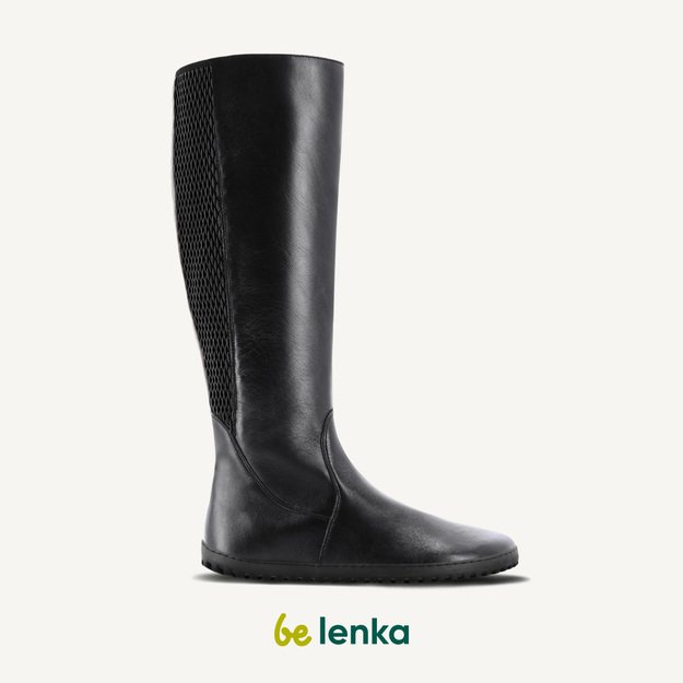 Barefoot long boots Be Lenka Charlotte - Black (Sandėlio prekė)