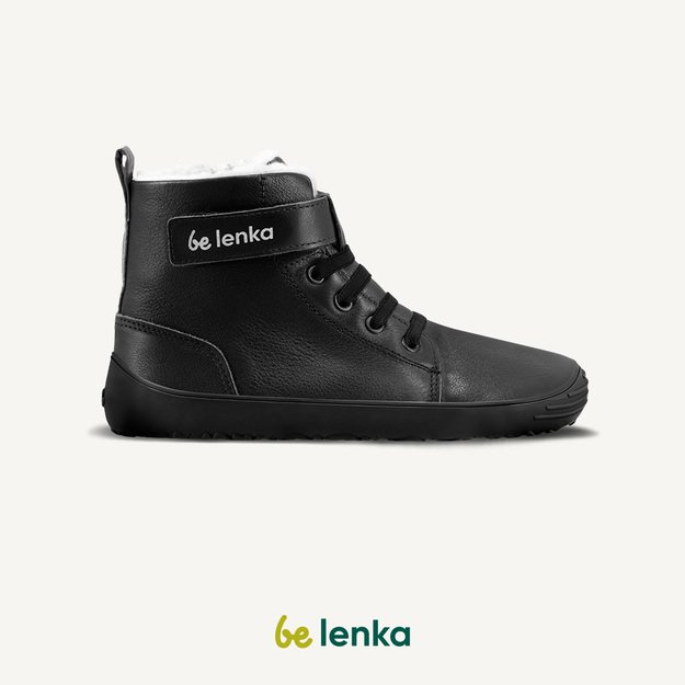 Winter Kids Barefoot Be Lenka Winter Kids - All Black (Sandėlio prekė)