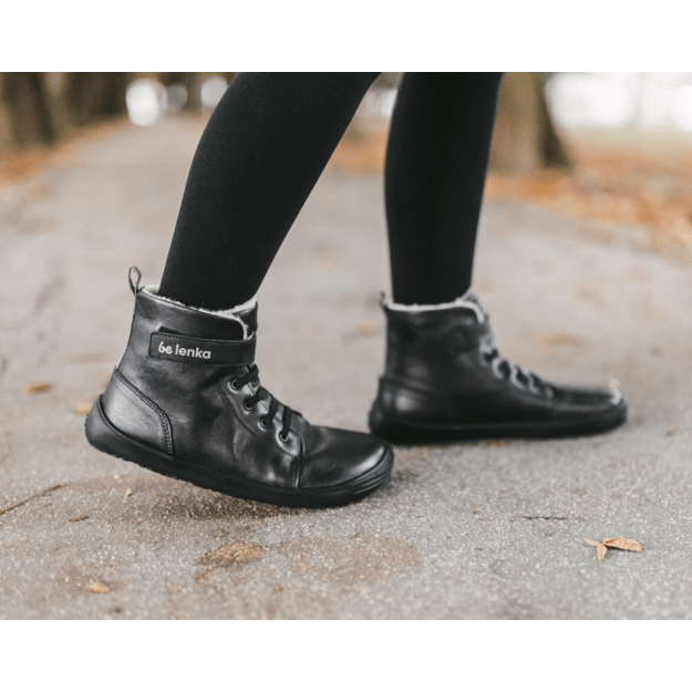 Winter Kids Barefoot Be Lenka Winter Kids - All Black (Sandėlio prekė)