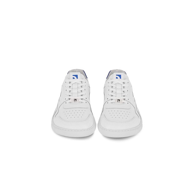 Barefoot Sneakers Barebarics Zing - Brave Men Talk - White & Blue