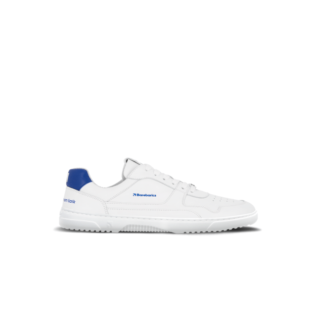 Barefoot Sneakers Barebarics Zing - Brave Men Talk - White & Blue