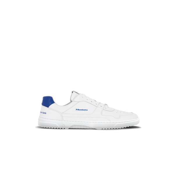 Barefoot Sneakers Barebarics Zing - Brave Men Talk - White & Blue