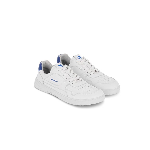 Barefoot Sneakers Barebarics Zing - Brave Men Talk - White & Blue