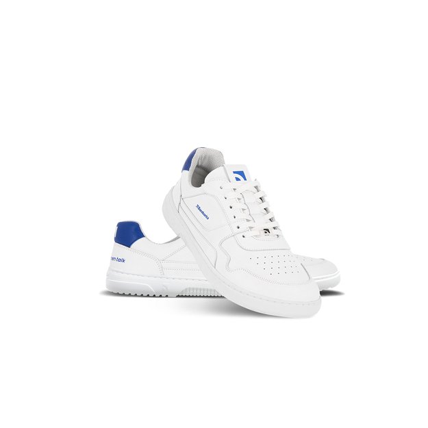 Barefoot Sneakers Barebarics Zing - Brave Men Talk - White & Blue