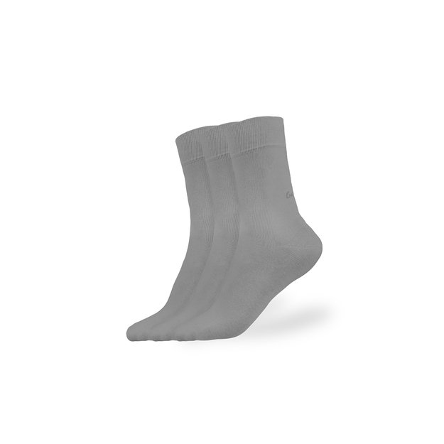 Barefoot Socks - Crew - Essentials - Grey - 3 pack