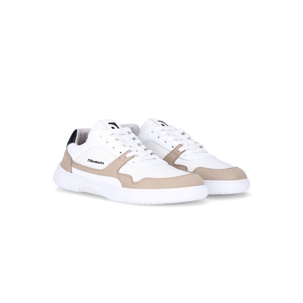 Barefoot Sneakers Barebarics - Zing - White & Beige