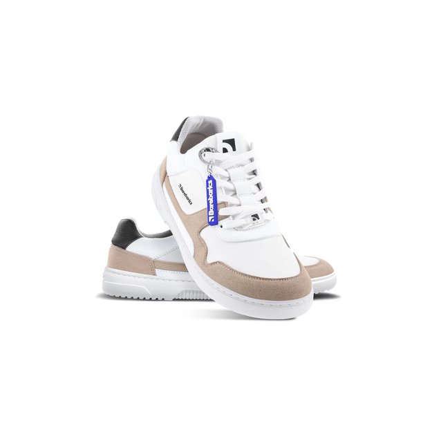 Barefoot Sneakers Barebarics - Zing - White & Beige