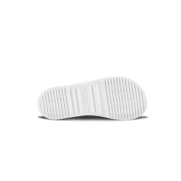 Barefoot Sneakers Barebarics Zing Velcro - All White - Leather