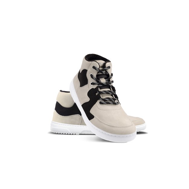 Barefoot Sneakers Barebarics Lynx - Beige & White