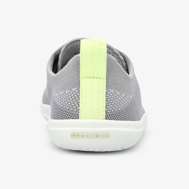 GROUNDIES® barefoot sportbačiai Active Knit Grey Yellow 