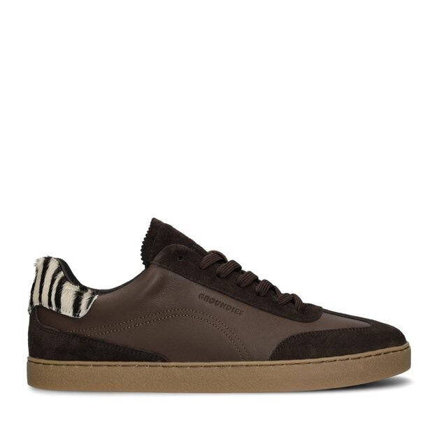 D&aacute;msk&eacute; Barefoot Tenisky GROUNDIES&reg; Panama Espresso/Zebra