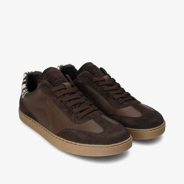 D&aacute;msk&eacute; Barefoot Tenisky GROUNDIES&reg; Panama Espresso/Zebra