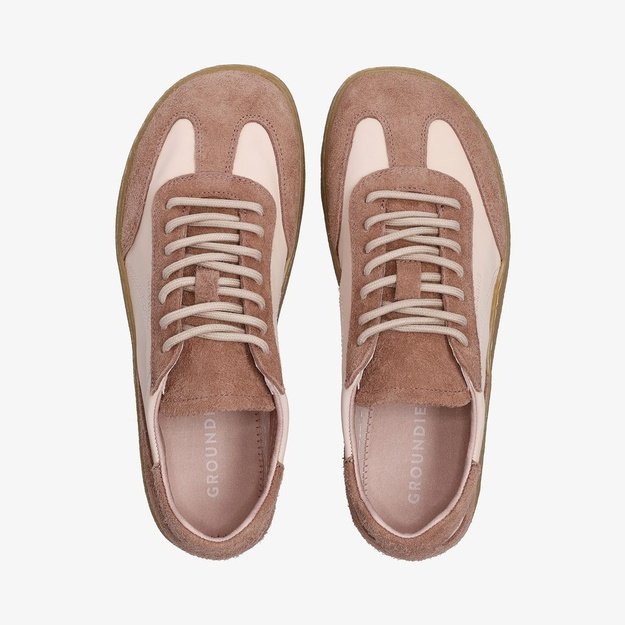 D&aacute;msk&eacute; barefoot Tenisky GROUNDIES&reg; Panama Soft Růžov&eacute;