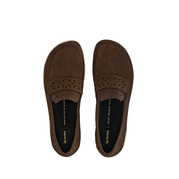 Barefoot Moccasins Be Lenka Bianca - Chocolate Brown