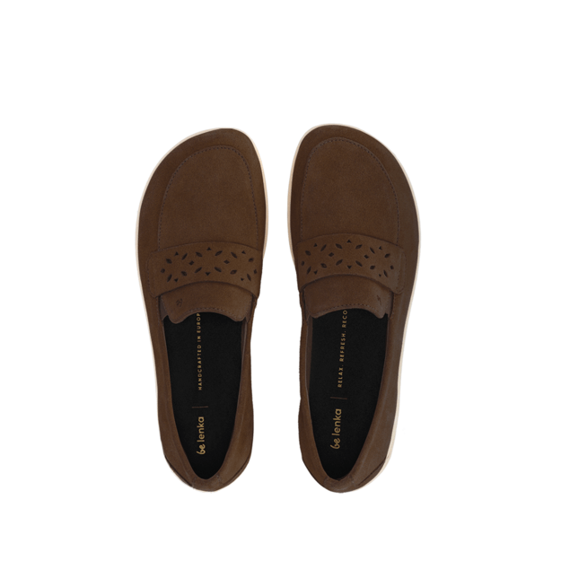 Barefoot Moccasins Be Lenka Bianca - Chocolate Brown