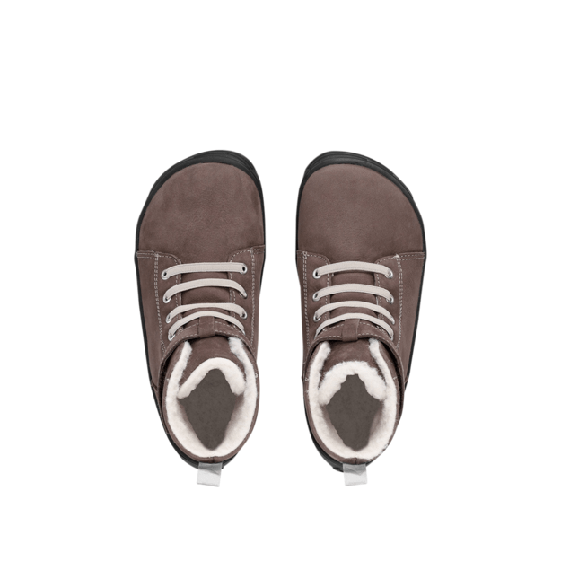 Winter barefoot boots Be Lenka Winter Kids - Chocolate