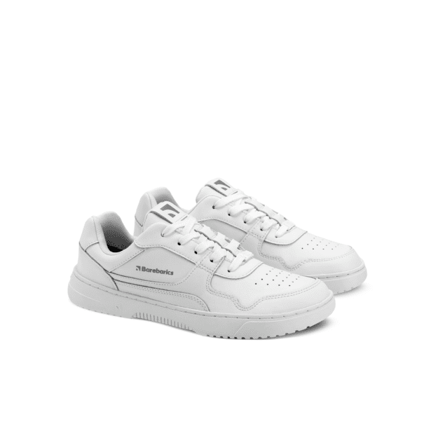 Barefoot Sneakers Barebarics Zing - All White - Leather