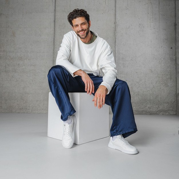 Barefoot Sneakers Barebarics Zing - All White - Leather