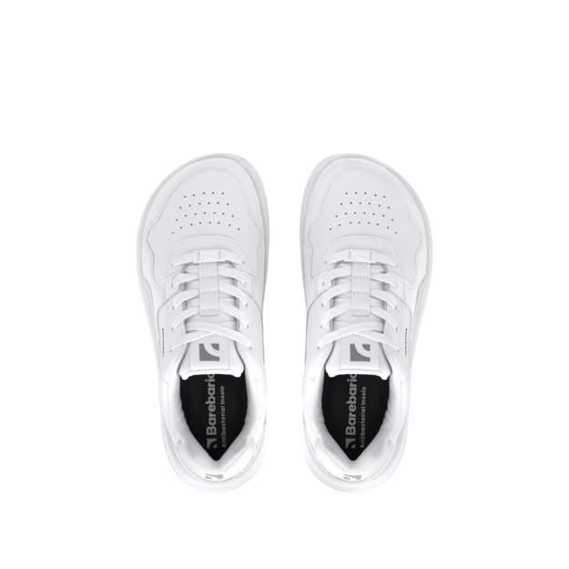 Barefoot Sneakers Barebarics Zing - All White - Leather