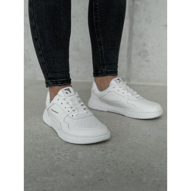 Barefoot Sneakers Barebarics Zing - All White - Leather