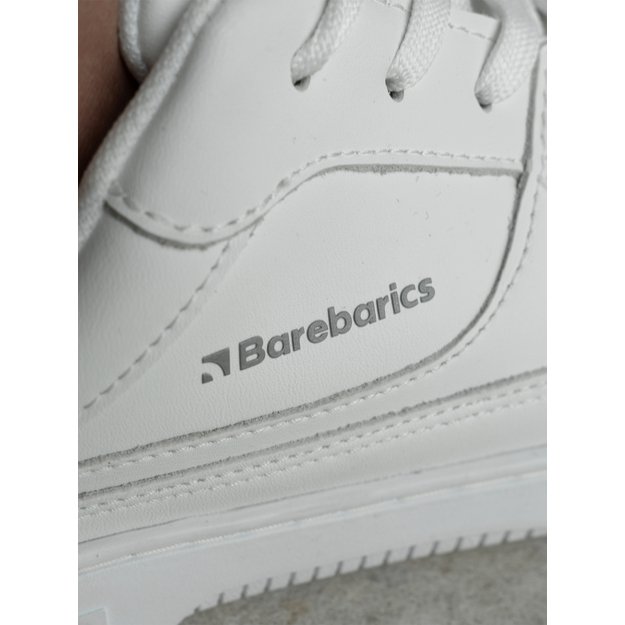 Barefoot Sneakers Barebarics Zing - All White - Leather