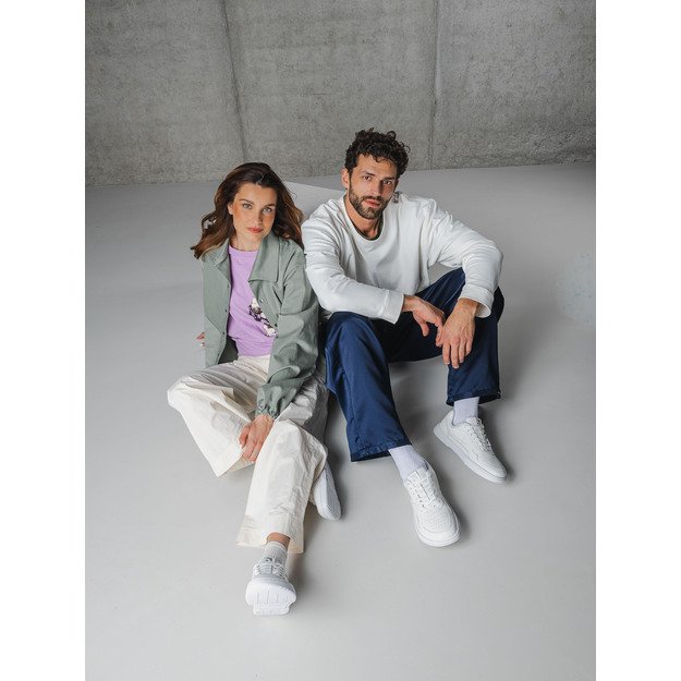 Barefoot Sneakers Barebarics Zing - All White - Leather