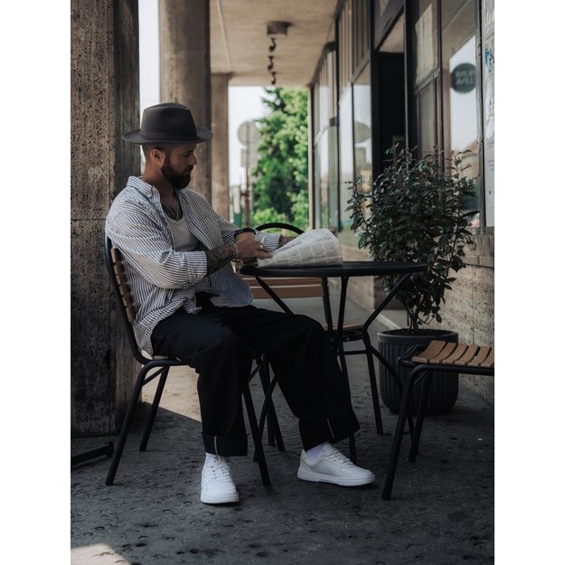 Barefoot Sneakers Barebarics Zing - All White - Leather 2