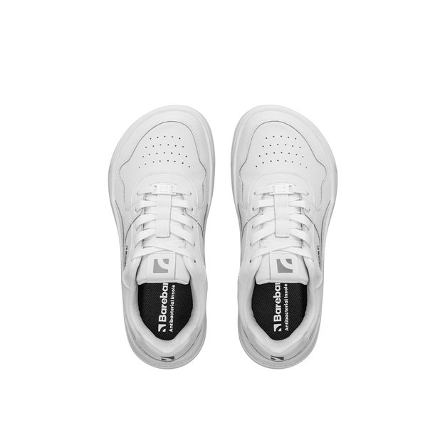 Barefoot Sneakers Barebarics Zing - All White - Leather