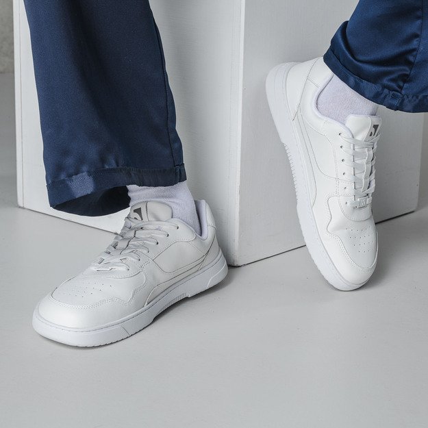 Barefoot Sneakers Barebarics Zing - All White - Leather