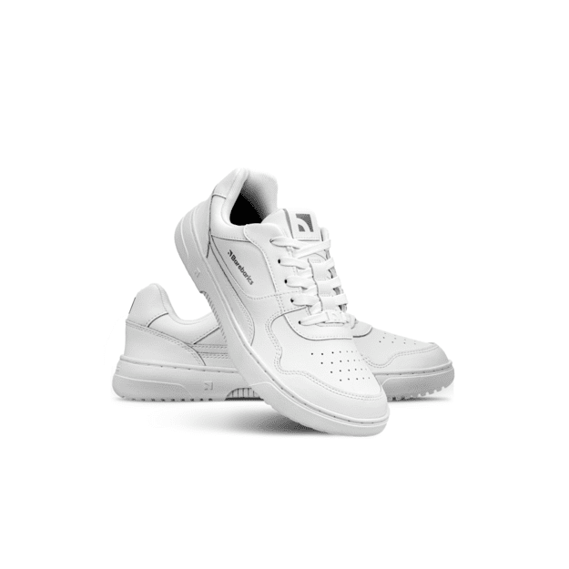 Barefoot Sneakers Barebarics Zing - All White - Leather