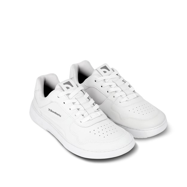 Barefoot Sneakers Barebarics Zing - All White - Leather