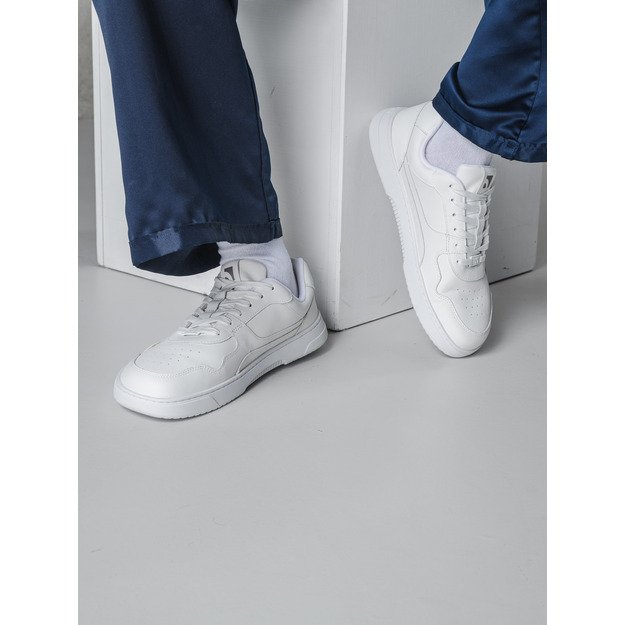 Barefoot Sneakers Barebarics Zing - All White - Leather