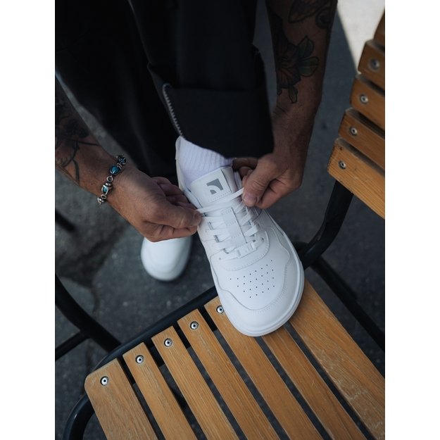 Barefoot Sneakers Barebarics Zing - All White - Leather 6